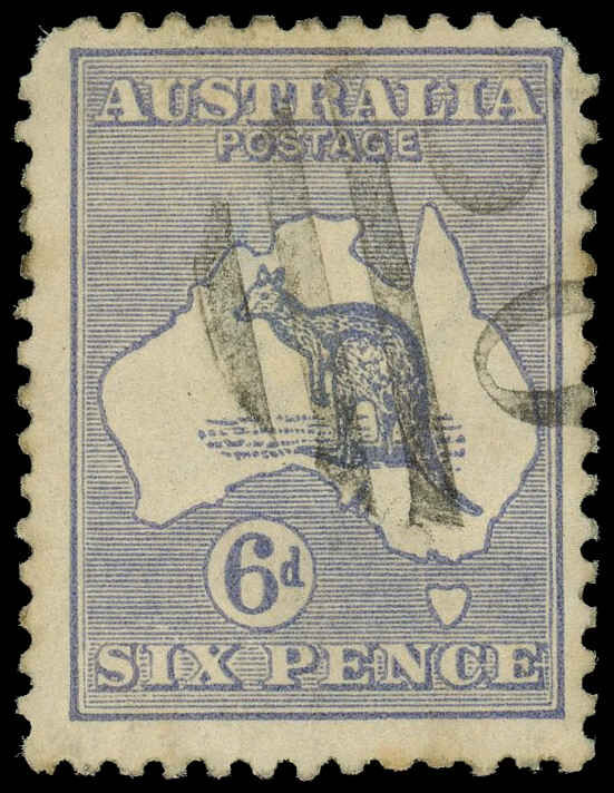 Buy Australia 48a Kangaroo And Map 1915 6 Pence Arpin Philately