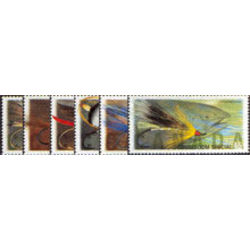 canada stamp 1715 20 fishing flies 1998