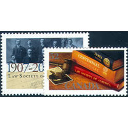 canada stamp 2227 8 law societies centennials 2007