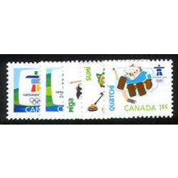 canada stamp 2305as olympic emblems and mascots definitives souvenir sheet 2009