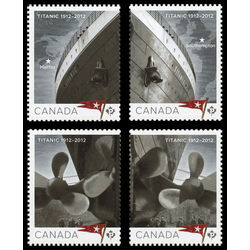 canada stamp 2531 2534 titanic 2012