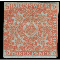 new brunswick stamp 1 new brunswick 3p 1851