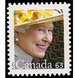 canada stamp 2698 queen elizabeth ii 63 2013