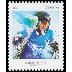 canada stamp 2704c sarah burke 1982 2012 63 2014