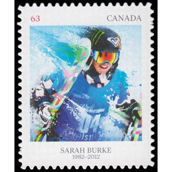 canada stamp 2707i sarah burke 1982 2012 63 2014