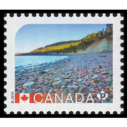 canada stamp 2718e miguasha national park qc 2014