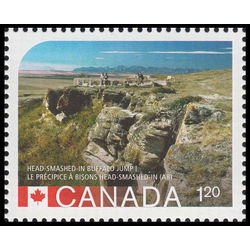 canada stamp 2739a head smashed in buffalo jump ab 1 20 2014