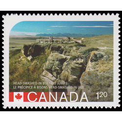 canada stamp 2741 head smashed in buffalo jump ab 1 20 2014