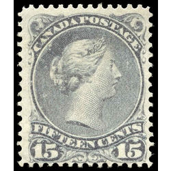 canada stamp 30i queen victoria mint fine never hinged 1 1868