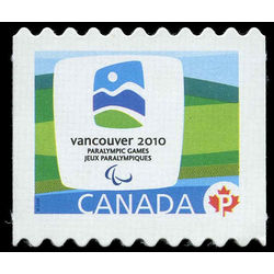 canada stamp 2307bii paralympic emblem p 2009