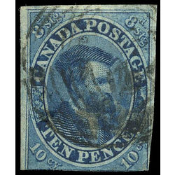 canada rare stamp 7 jacques cartier used fine 10d 1855  2