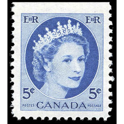 canada stamp 341bs queen elizabeth ii 1954