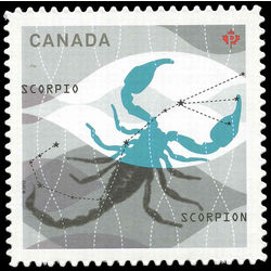 canada stamp 2456i scorpio the scorpion 2012