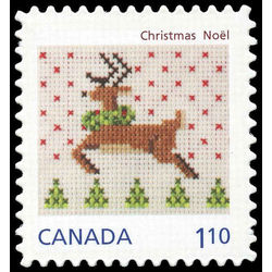 canada stamp 2690i cross stitched reindeer 1 10 2013