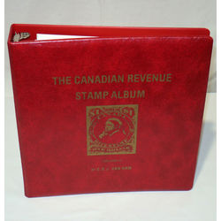 the canadian revenue stamp album used with stamps