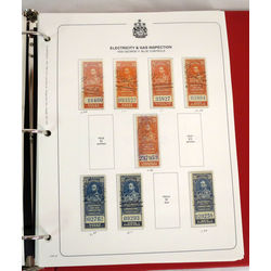 the canadian revenue stamp album used with stamps