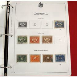 the canadian revenue stamp album used with stamps