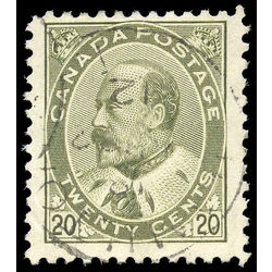 canada stamp 94 edward vii 20 1904 u f vf 002