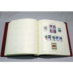 canada collection in 2 lighthouse stamp albums