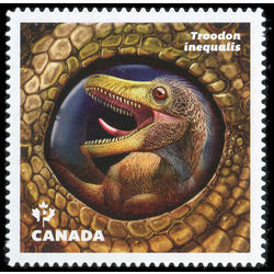 canada stamp 2923a troodon inequalis from ab 2016