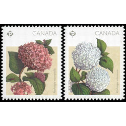 canada stamp 2899 2900 hydrangeas 2016