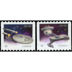 canada stamp 2913i 14ii star trek 2016