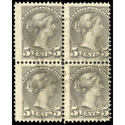 canada stamp 42 queen victoria 5 1888 u vg 002