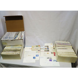 2500 pre stamped envelopes post cards