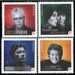 canada stamp 2479a 2482a canadian recording artists 2011