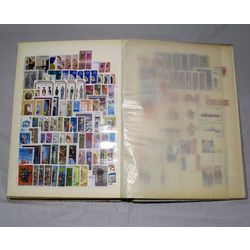 stock book with 1200 stamps from italy