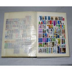 stock book with 1200 stamps from italy