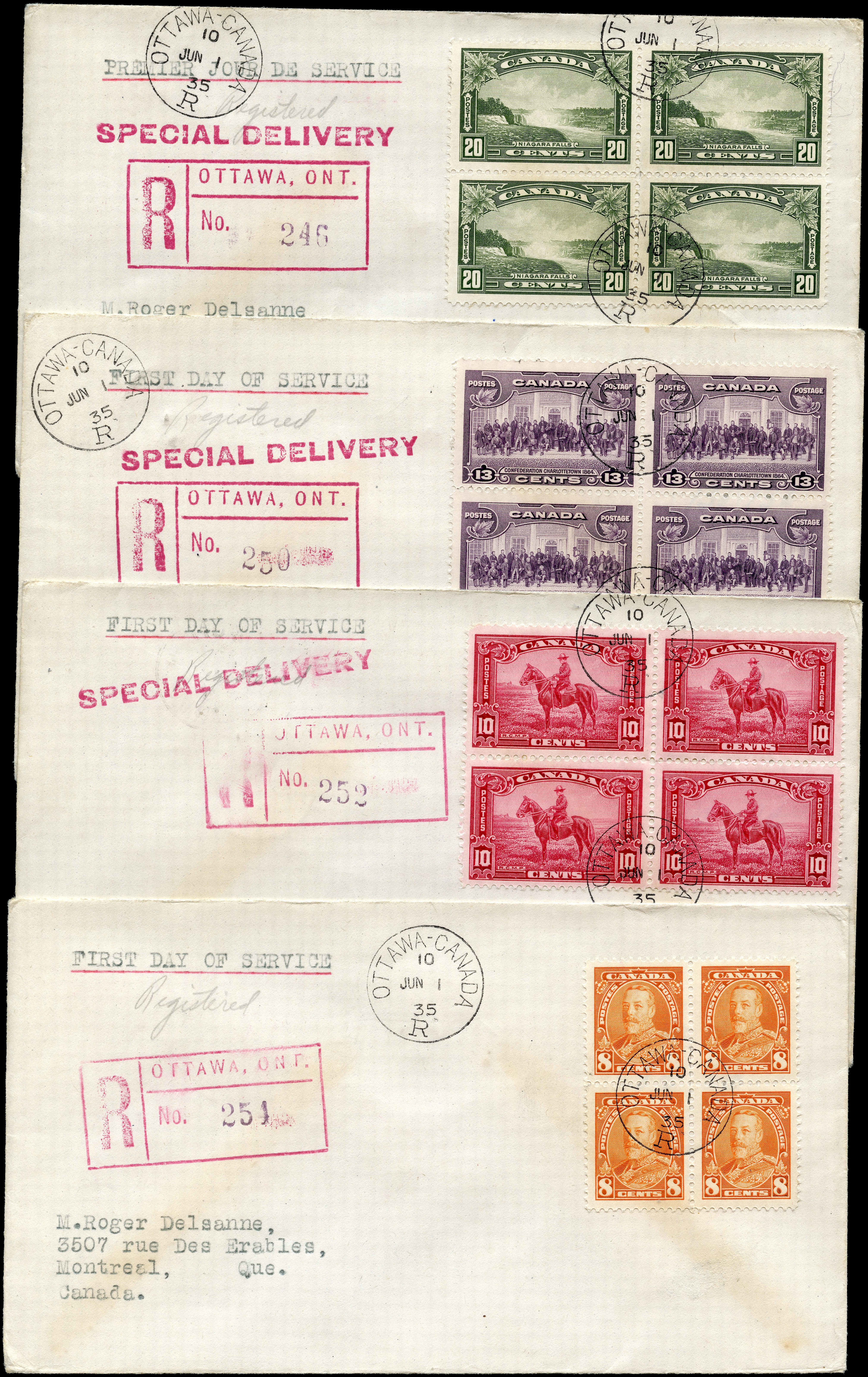 Buy Canada First Day covers of June 1, 1935 | Arpin Philately