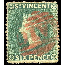 st vincent stamp 14a st vincent 1880