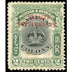 straits settlements stamp 135 labuan colony 2 1907