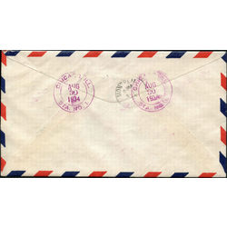 united states first day cover with block of ce1