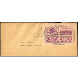 us stamp postage issues 778 3rd int l philatelic exhibition 12 1936 fdc 003