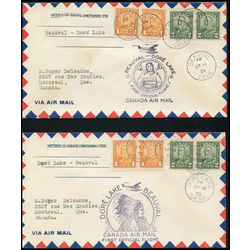 two canada first flight covers