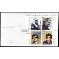 canada stamp 1829 great thinkers 2000 FDC