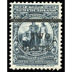 newfoundland stamp 127 colony seal 1920 m vf 005