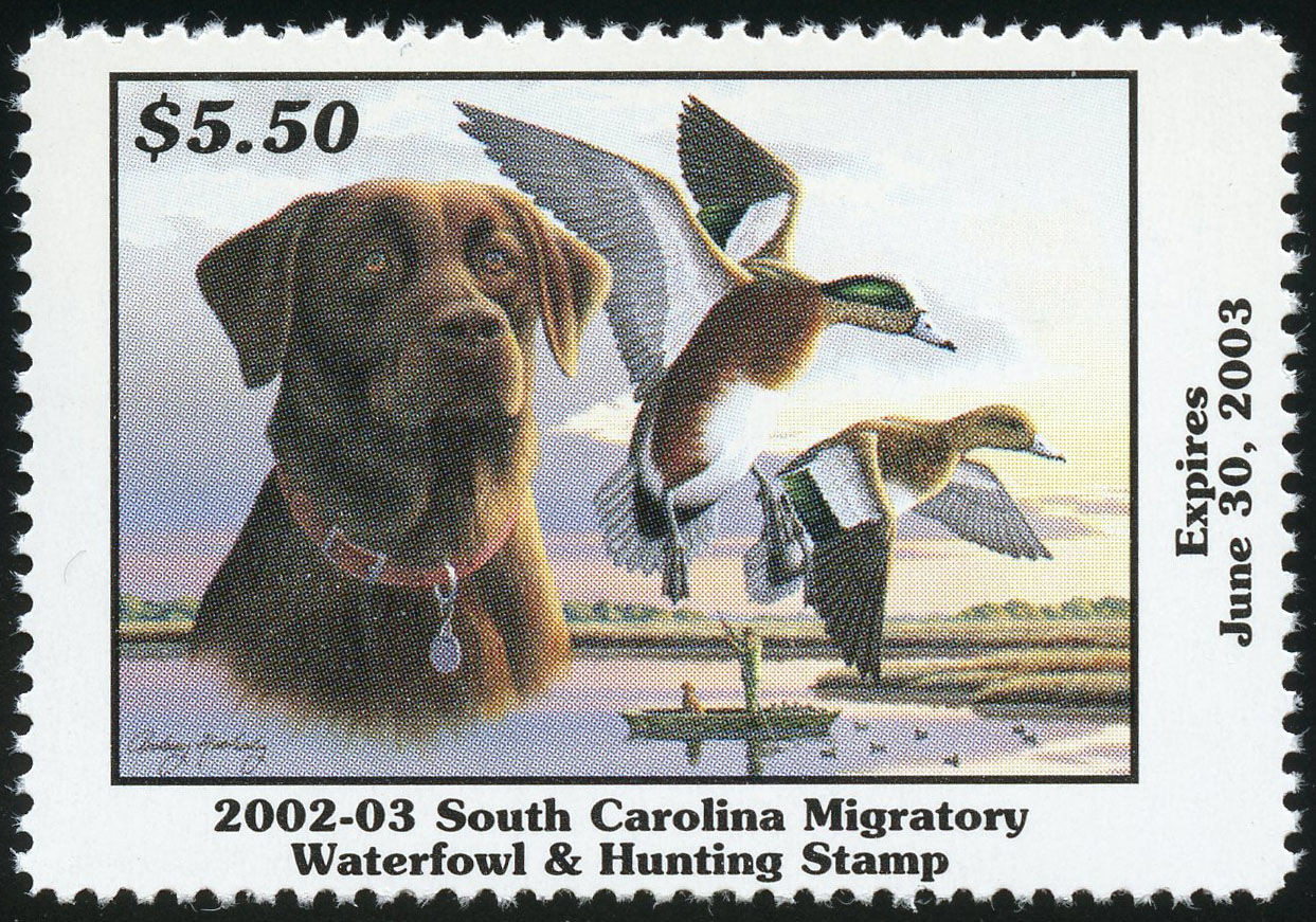 Buy US Hunting Permit RW SC22 South Carolina Wigeons