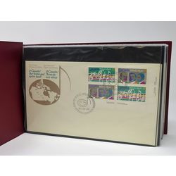 canada first day cover collection 1980 82