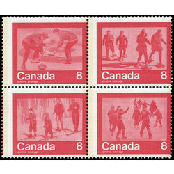 canada stamp 647a keep fit winter sports 1974 m vgnh 001