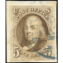 us stamp postage issues 1a benjamin franklin 5 1847 u xf 002