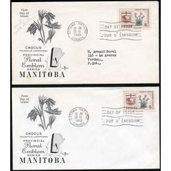 canada fdc 422 and 422ii