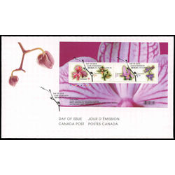 canada stamp 2356 flower definitives souvenir sheet 2010 FDC