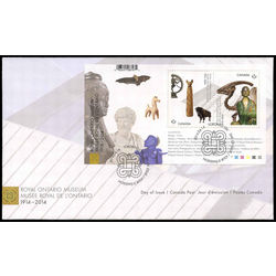 canada stamp 2724 royal ontario museum 1 70 2014 FDC