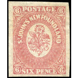 newfoundland stamp 20 pence third issue 6d 1861