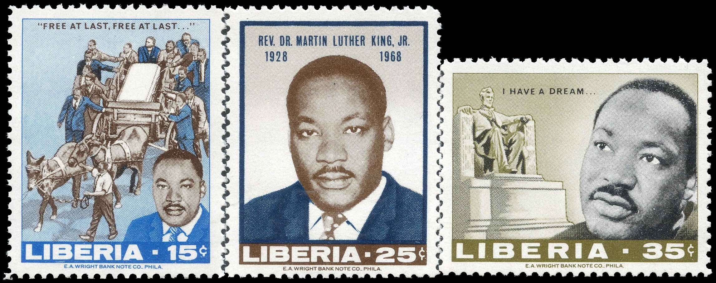 Buy Liberia 480 2 Martin Luther King Jr. 1968 Arpin Philately