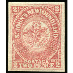 newfoundland stamp 17 pence third issue 2d 1861