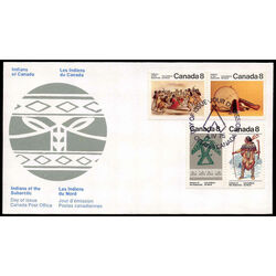 canada stamp 575a subarctic indians 1975 fdc 002